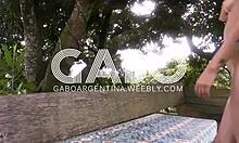 antonela perez strips her sexy argentinian curves for cam