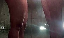 Force my stepdaughter to shower but she grabs my cock for rough fuck