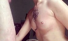 can this deep throat slut swallow my whole cock without gagging??