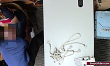 19yo babe roughly dominated fucked by horny officer