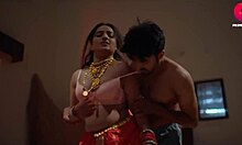 Sexy Indian wife risks marriage sneaking steamy sex with secret boyfriend in shadows