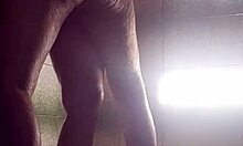 Force my stepdaughter to shower but she grabs my cock for rough fuck