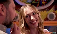 Stepdad, Can I Suck Your Cock Right Here At The Arcade?