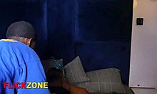 Step Bro Sneaks In For Curvy Ebony Stepsis' Fat Pussy Fingering Closeup