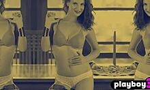 hey check small tits teen melissa jean poolside booty strip