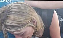 Hot Hitchhiker Sucks Cock To Motel For Creampie Pounding!