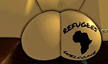 My roblox friend lost the room key now im taking his big black cock deep