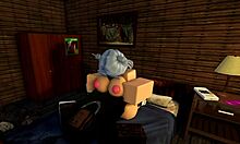 My roblox friend lost the room key now im taking his big black cock deep