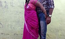 Bhabhi In Pink Saree Gets Pussy Ripped By Horny Devar On Ranch