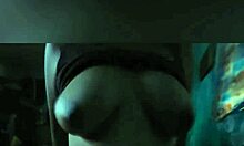 Big natural tits mom rides cowgirl quietly