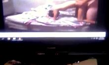 damn, fucking my fat filthy wife while she watches me drill that tight petite teen stepdaughter