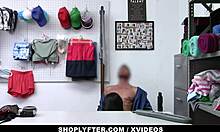 what happens when curvy teen alize haze gets caught stealing she's punished hard in the garage