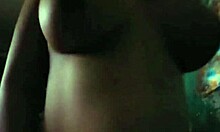 Big natural tits mom rides cowgirl quietly