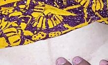 peeking on neighbor's wife leaves door unlocked leads to sneaky bedroom doggystyle pounding