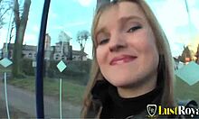 Blonde Shaved Pussy Dildo Play