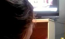 damn, fucking my fat filthy wife while she watches me drill that tight petite teen stepdaughter