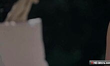 brunette teen jane wilde takes heart shaped ass toy deep while lucas frost licks her butt