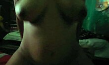 Big natural tits mom rides cowgirl quietly