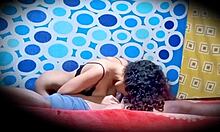 spy cam catches busty mexican latina nurse fingering to intense orgasm