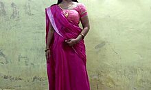 Bhabhi In Pink Saree Gets Pussy Ripped By Horny Devar On Ranch