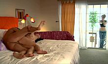 Adorable brunette teen stepdaughter's ass gets pounded doggystyle by daddy