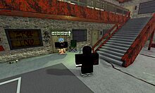 My roblox friend lost the room key now im taking his big black cock deep