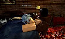 My roblox friend lost the room key now im taking his big black cock deep