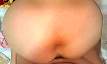 amateur asian milf's shaved pink pussy 248 days post virginity loss wet close-up licking action