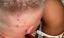 Big dick pounds sweet babe lia lin hard against kitchen counter