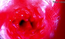 Extreme close-up dive inside her dripping wet pussy asmr