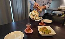 Fucking Curvy Stepmom's Big Blonde Ass Alone at Home