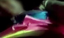 three hot cumshots with sexy hijab girl on video call sex