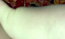 saudi arab teen masturbates with pizza chocolate fruits in la asmr kink😍🍕🍫