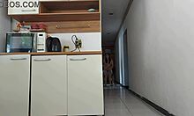 Ever risk fucking your hubby's friend while he's showering so close?