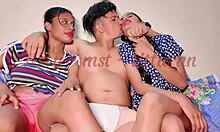 My hottest threesome ever with uttaran20 sisty and sexmst pounding away