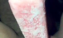 saudi arab teen masturbates with pizza chocolate fruits in la asmr kink😍🍕🍫