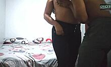 nena flashes shaved pussy tits for job then fucks boss doggystyle after casting