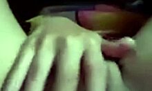 three hot cumshots with sexy hijab girl on video call sex