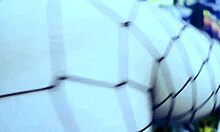 Horny latina tranny stepsis strips pantyhose and strokes tiny cock for you