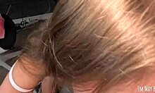 Filming my morning cock suck n cum swallow routine girls