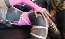 Wild Hippie Whore's Ass Destroyed by Thick Cock