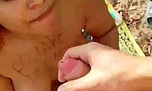 Thrilling Beach Blowjob Overwhelms with Facial Ecstasy Explosion