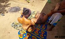 i bend over kitchen counter for two long dicks pounding my ebony curves