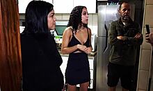 Four horny sluts go wild in explosive swinger suruba orgy bent over doggystyle