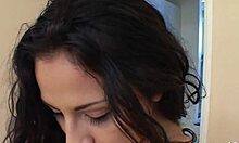 victoria lan spots huge bbc and seduces him for bushy pussy pounding