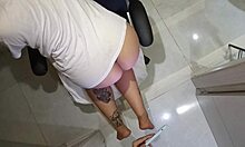 Ceiling Camera Catches Monster Cock Stretching Chubby Stepsister's Tight Wet Pussy Up Close.