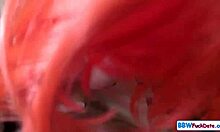 check out this chubby amateur bbw princess rocking her wild wig for creampie fun