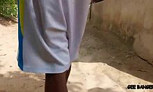 i bend over kitchen counter for two long dicks pounding my ebony curves