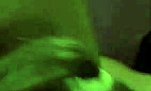 interracial lesbian girlfriends tease with toys and kisses