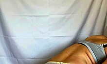 Uniform Sailor Panties Stuffed with Anal Plug Pierced Nipples Tease